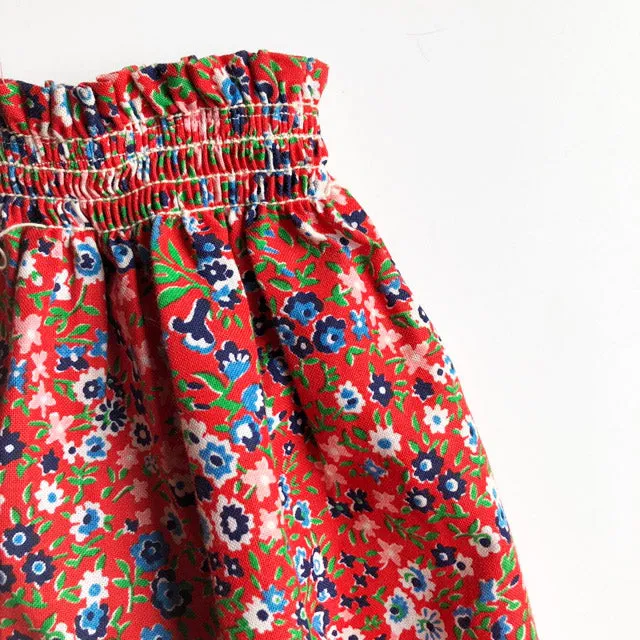 Ditsy Boho Ruffle skirt size 7-8