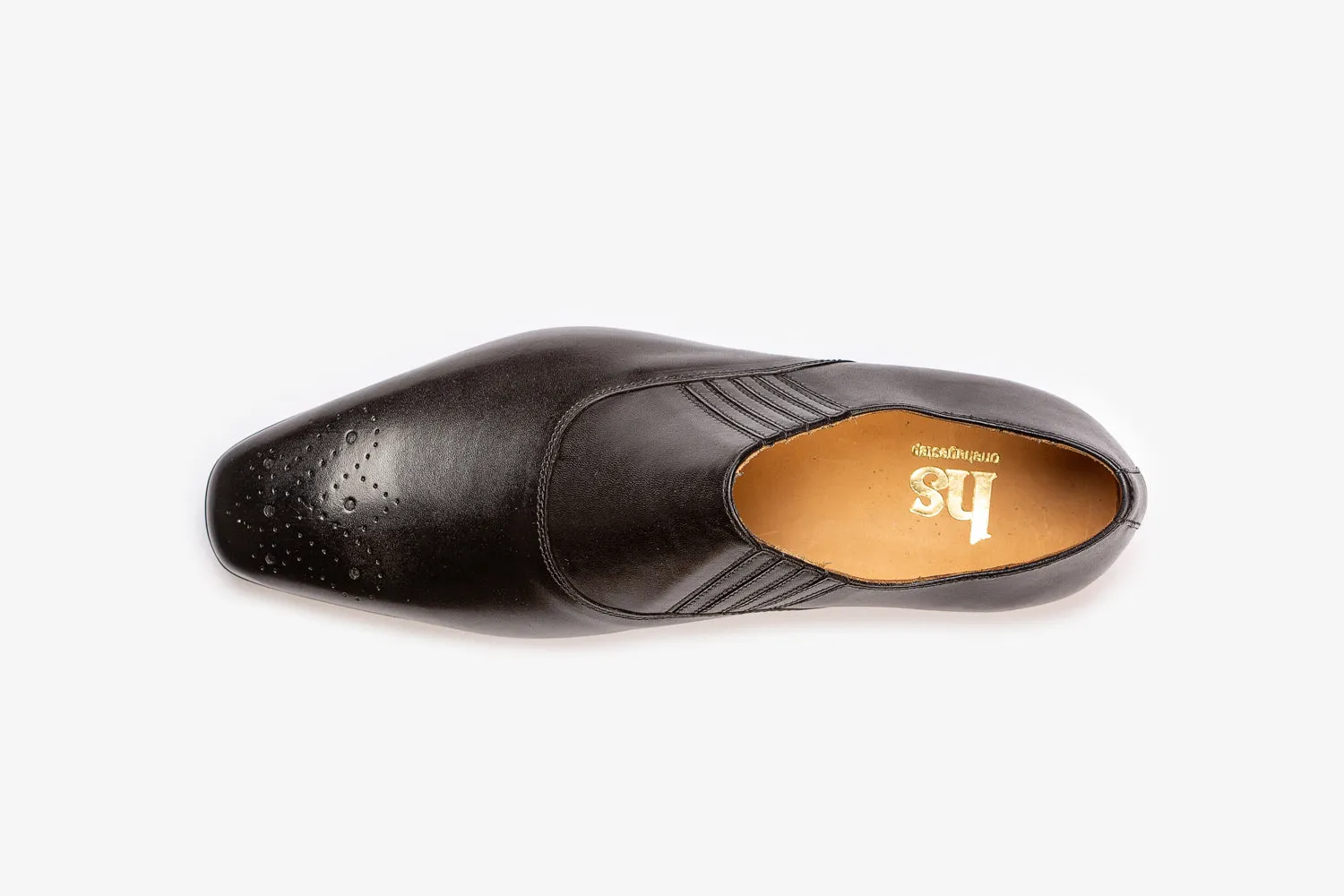 Elasticated Slipon With Medallion- B