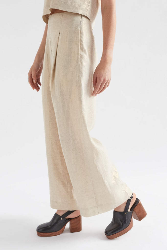 Elk The Label - Metalen Pant - Gold Linen