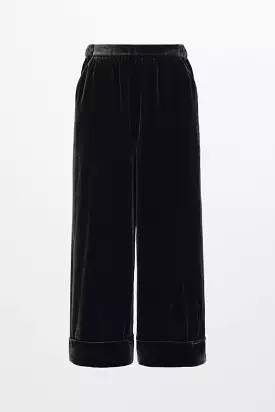 Elk The Label - Metti Velvet Pants - Charcoal