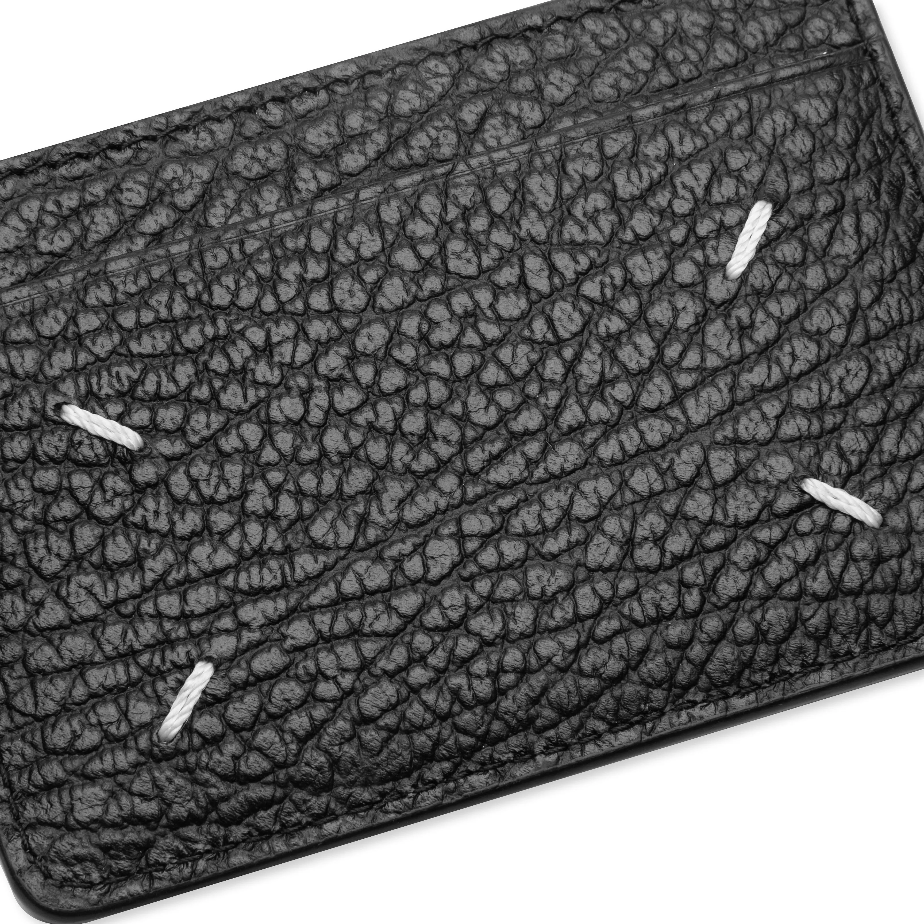 Four Stitches Cardholder - Black