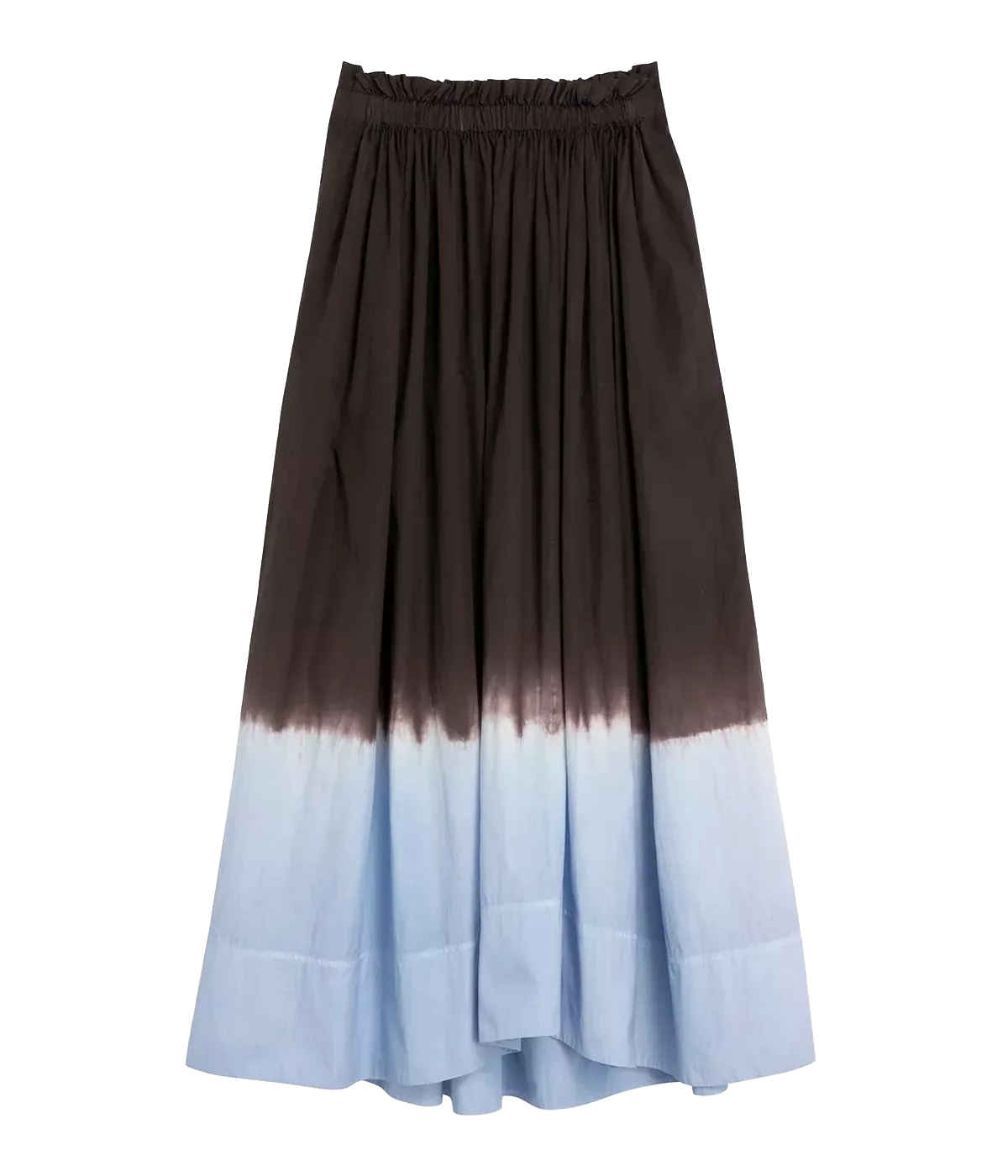 Gina Skirt in Sky Blue and Fudge