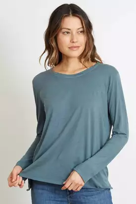 good hYOUman Women's Suzanne Classic Fit Longsleeve - AGAVE