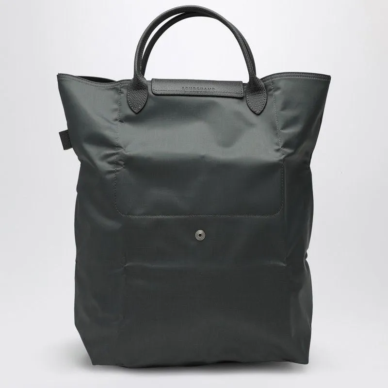 GRAPHITE-COLOURED M LE PLIAGE GREEN SHOPPING BAG