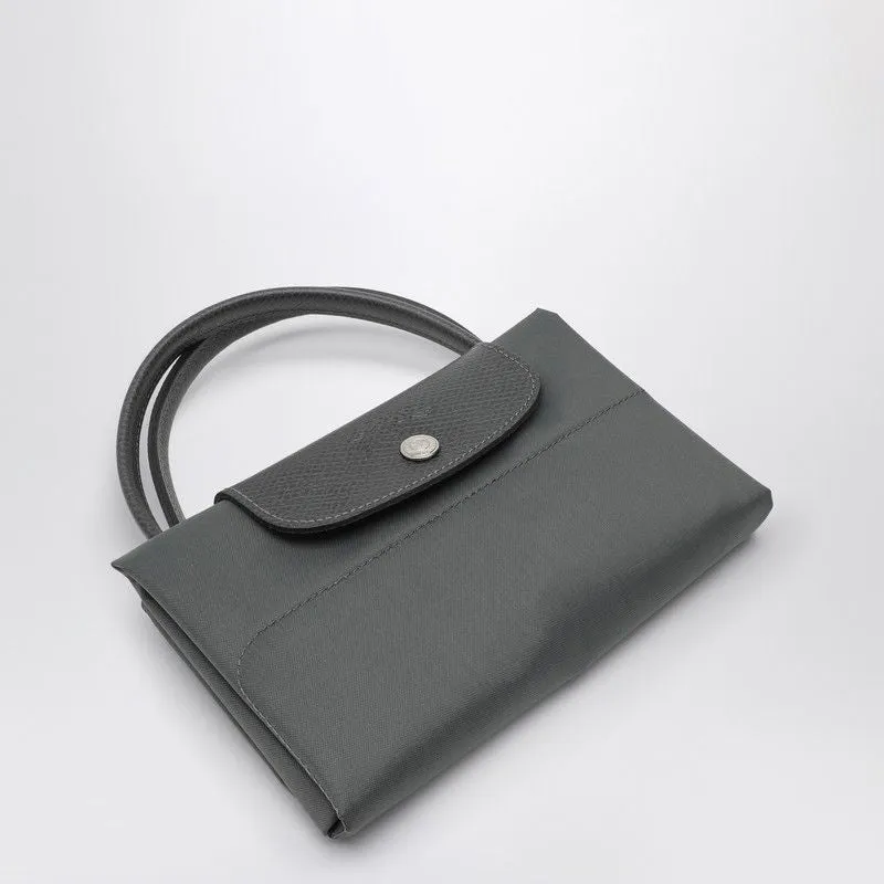 GRAPHITE-COLOURED M LE PLIAGE GREEN SHOPPING BAG