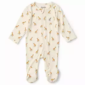 Hatley Little Giraffes Baby Footed Coverall