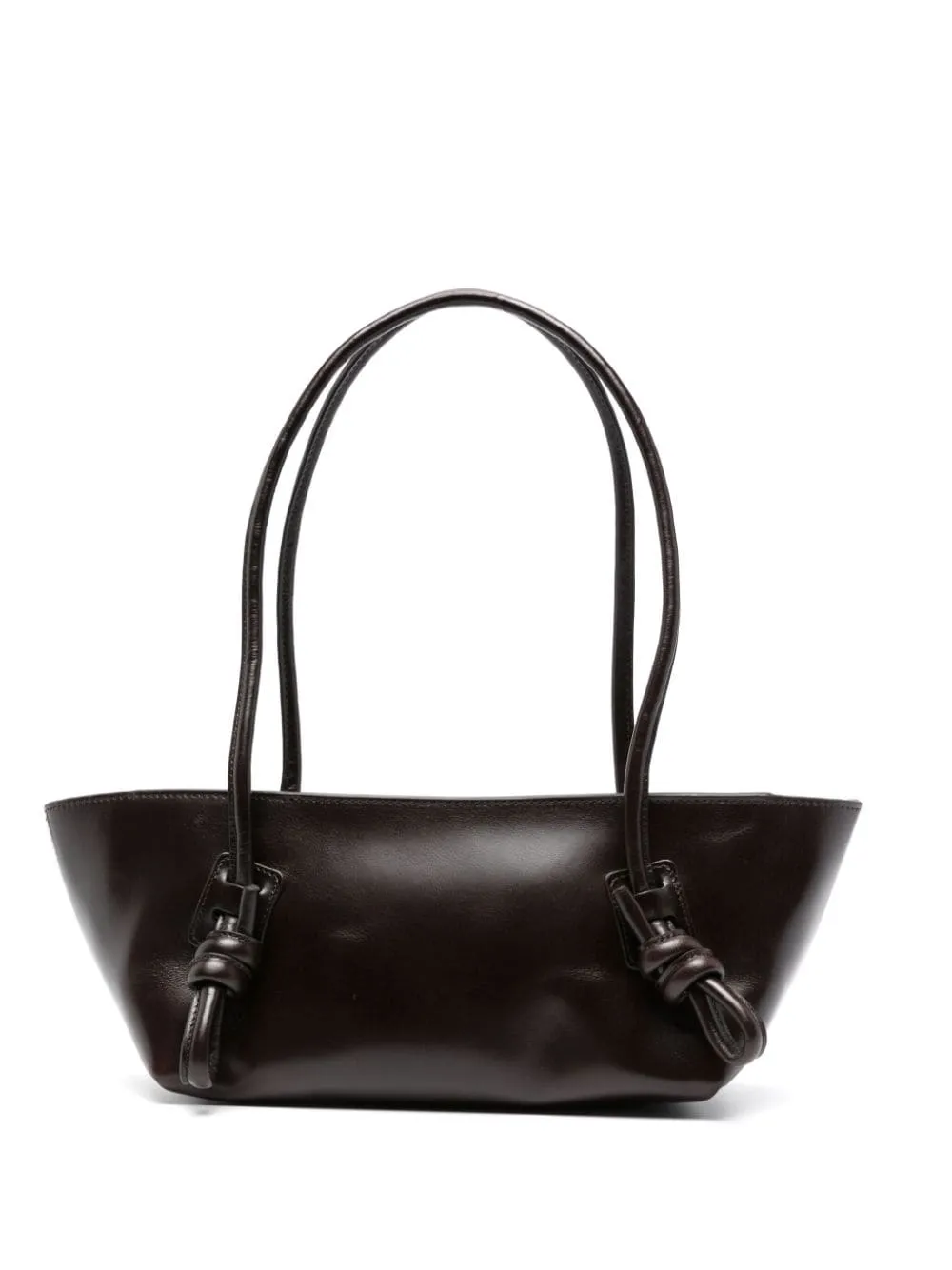 HEREU Mini Leather Shoulder Handbag with Knot Detailing