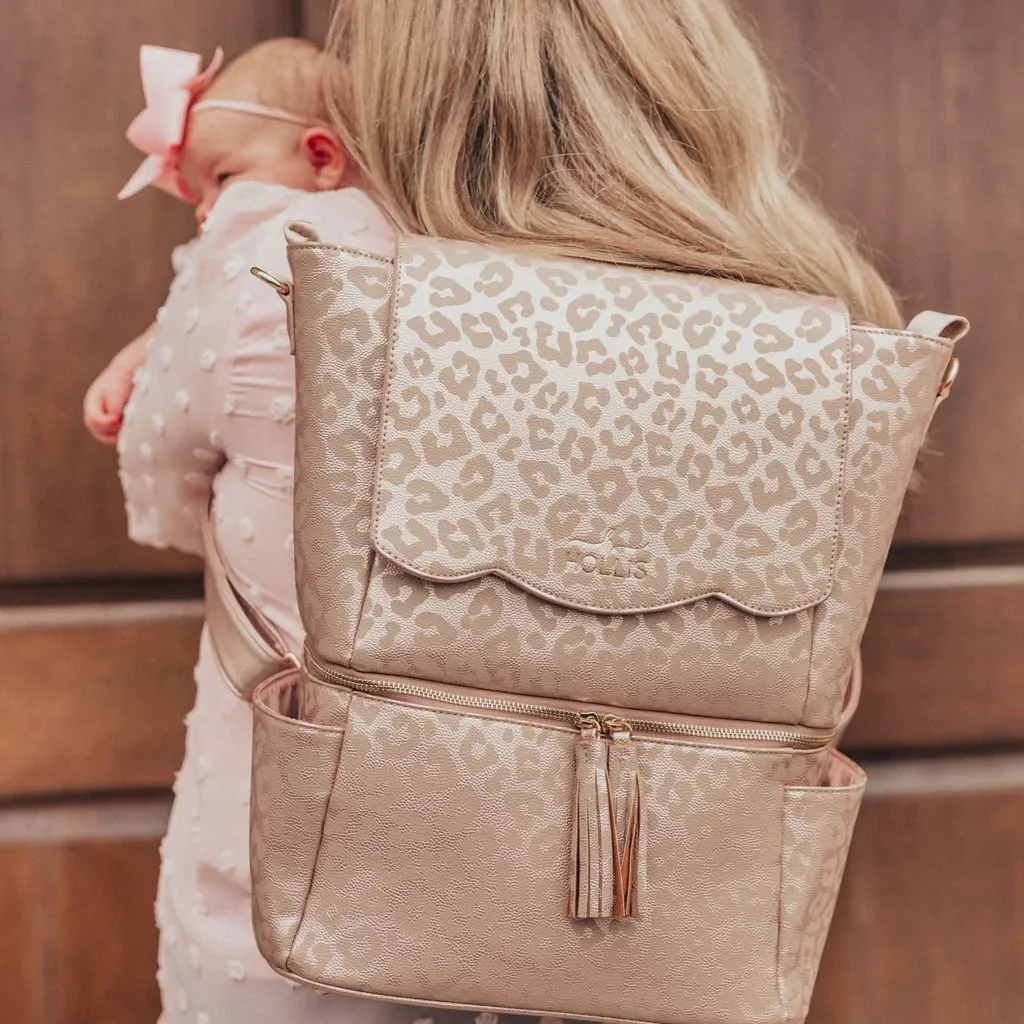 Hollis | Diaper Bag in Leopard