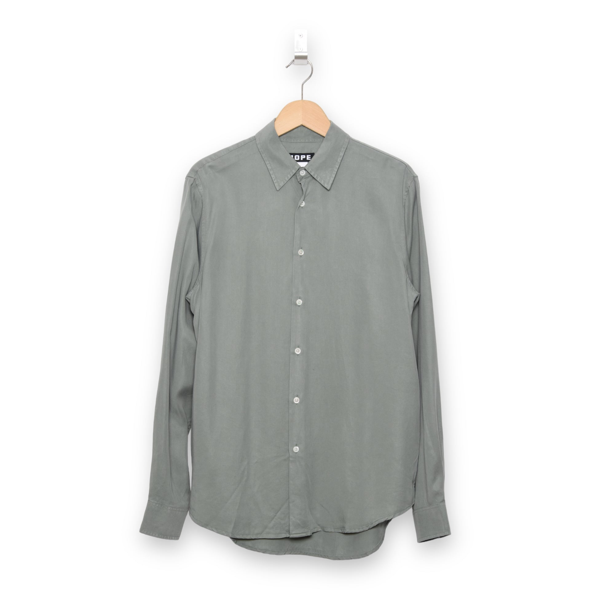 Hope Air Clean Shirt ash green tencel