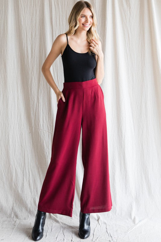 Jodifl High Waist Wide Flared Pants