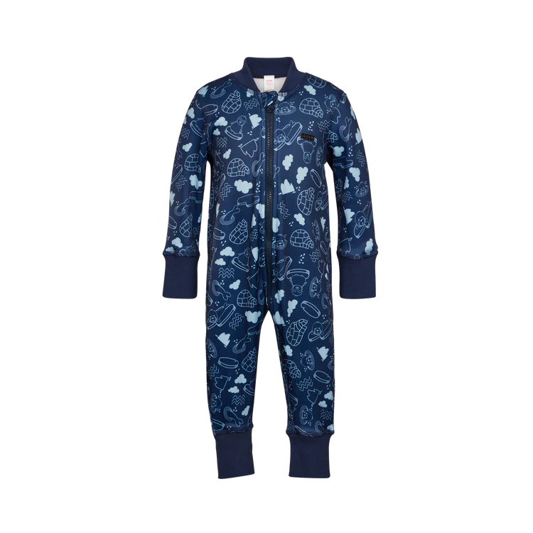 Kombi Dark Navy Pack Ice Velvet Fleece One Piece