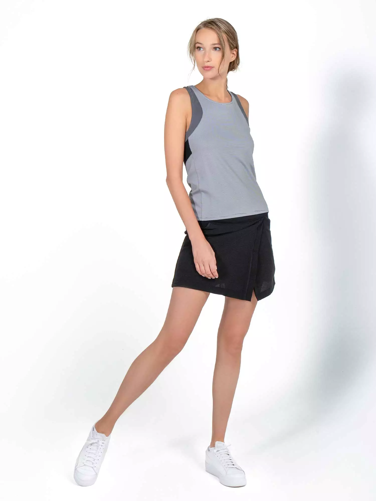 Lana Tennis & Golf Wrap Skirt - Black