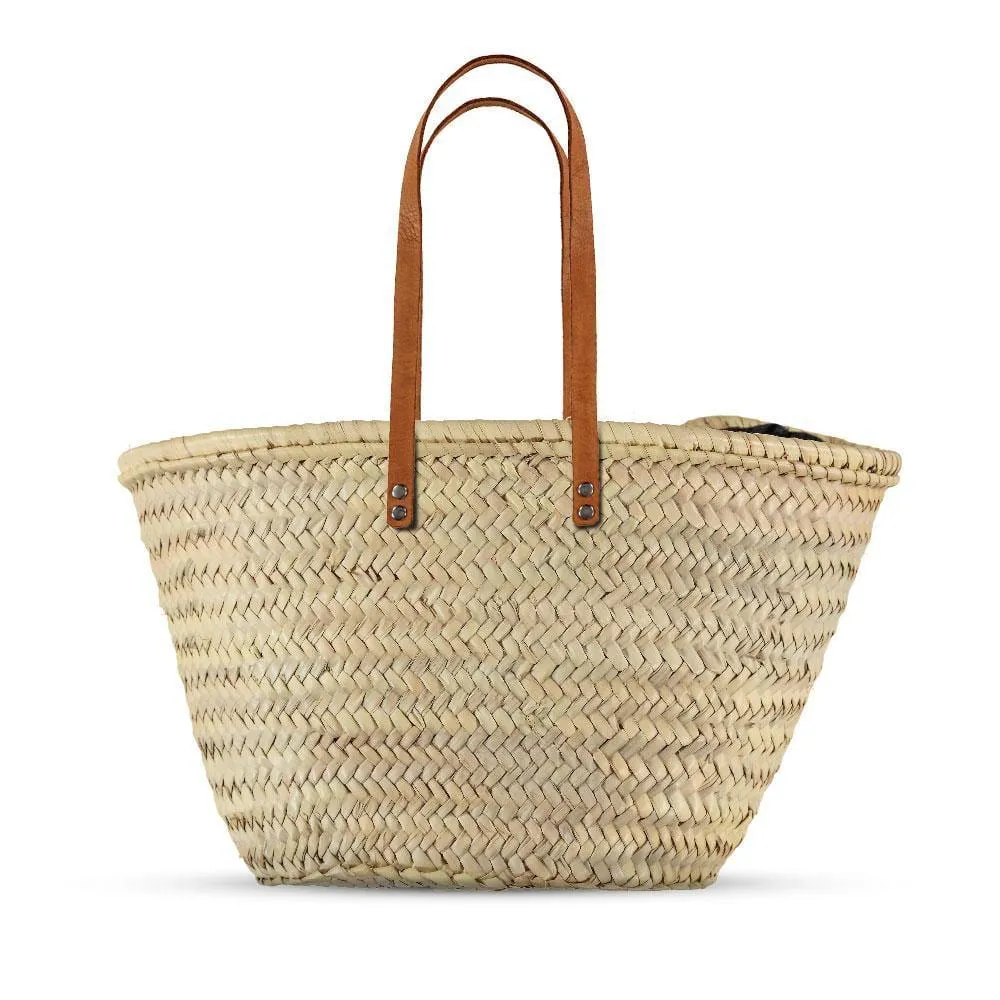 Large Straw Beach Bag