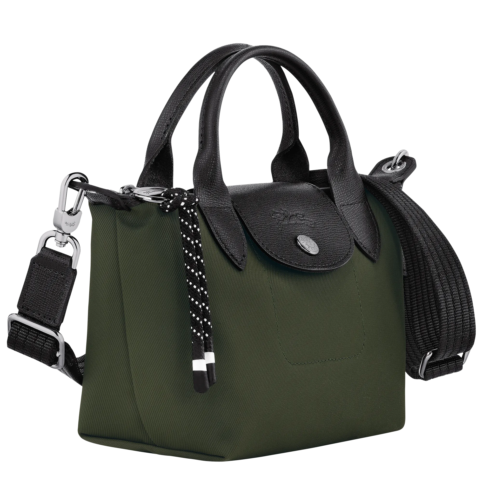 Le Pliage Energy XS Handbag Khaki - Recycled canvas