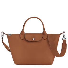 Le Pliage Xtra S Handbag Cognac - Leather