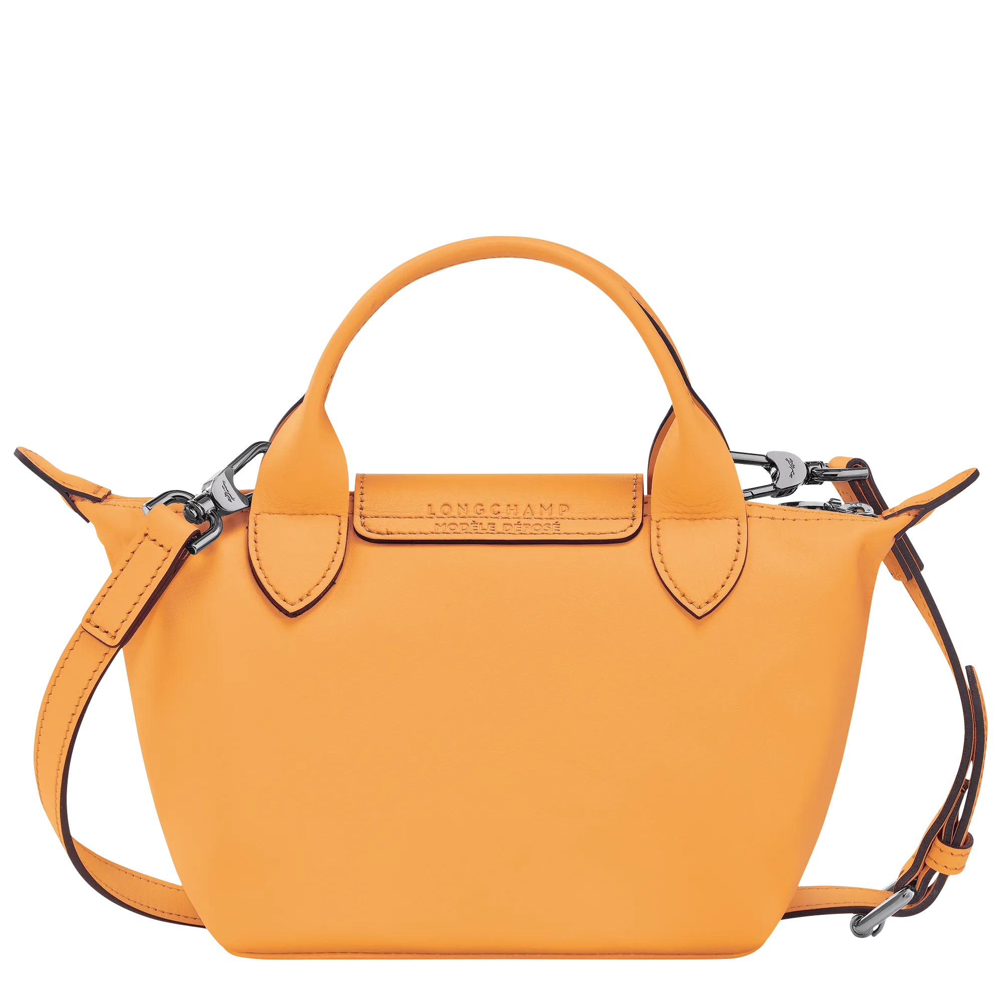 Le Pliage Xtra XS Handbag Apricot - Leather