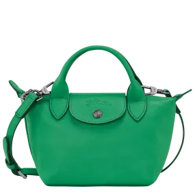 Le Pliage Xtra XS Handbag Green - Leather