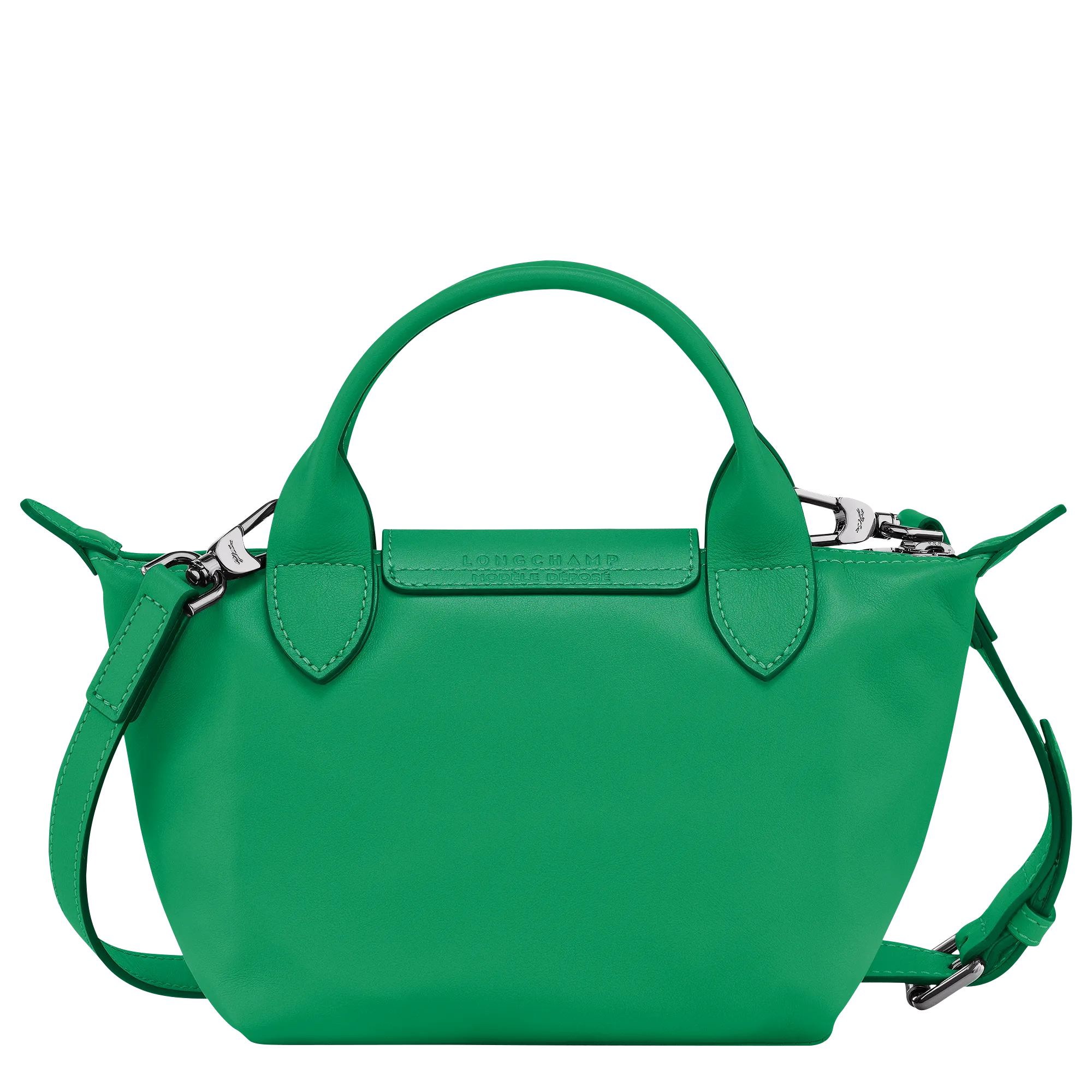 Le Pliage Xtra XS Handbag Green - Leather