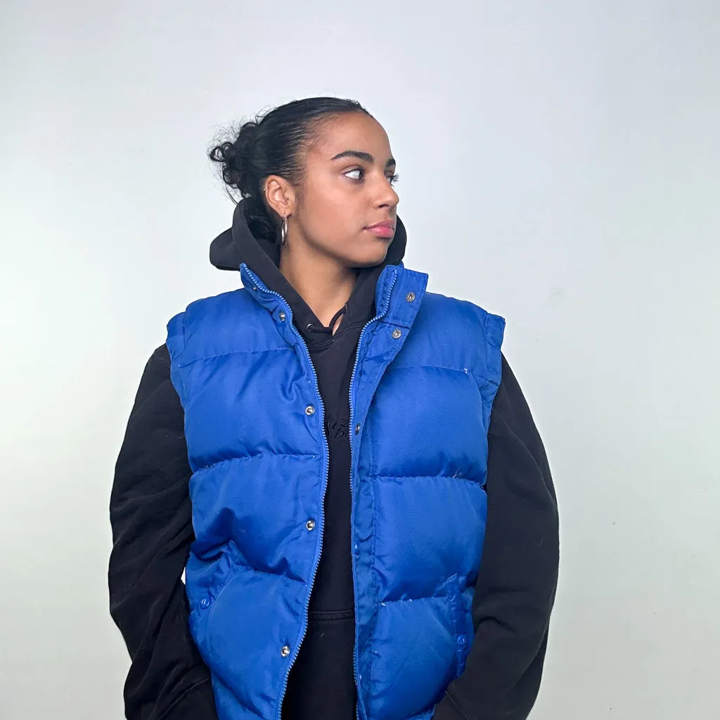 Light Blue 90s Adidas Puffer Jacket Coat Gilet (L)