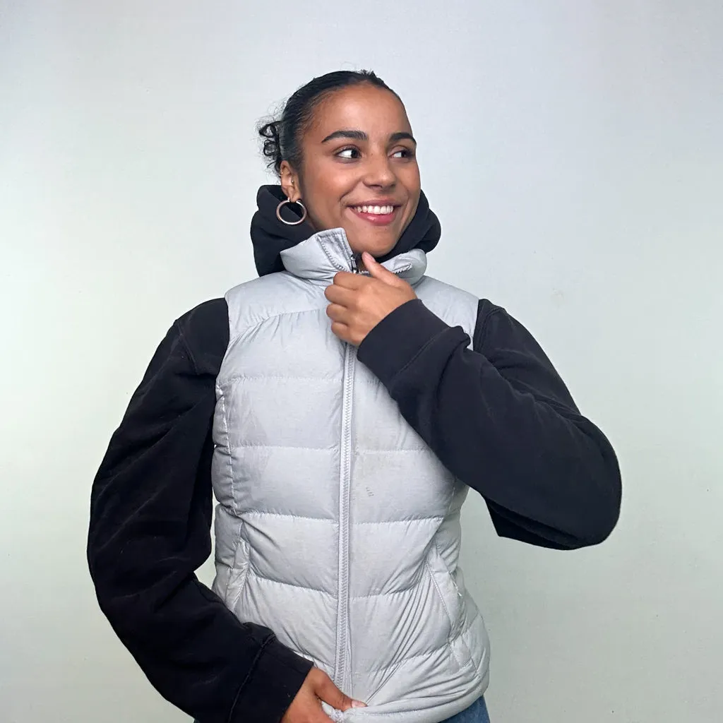 Light Grey 90s The North Face 700 Series Puffer Jacket Coat Gilet (S)