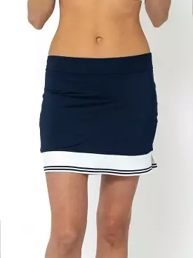 Lilian 15 Skirt - Midnight/White