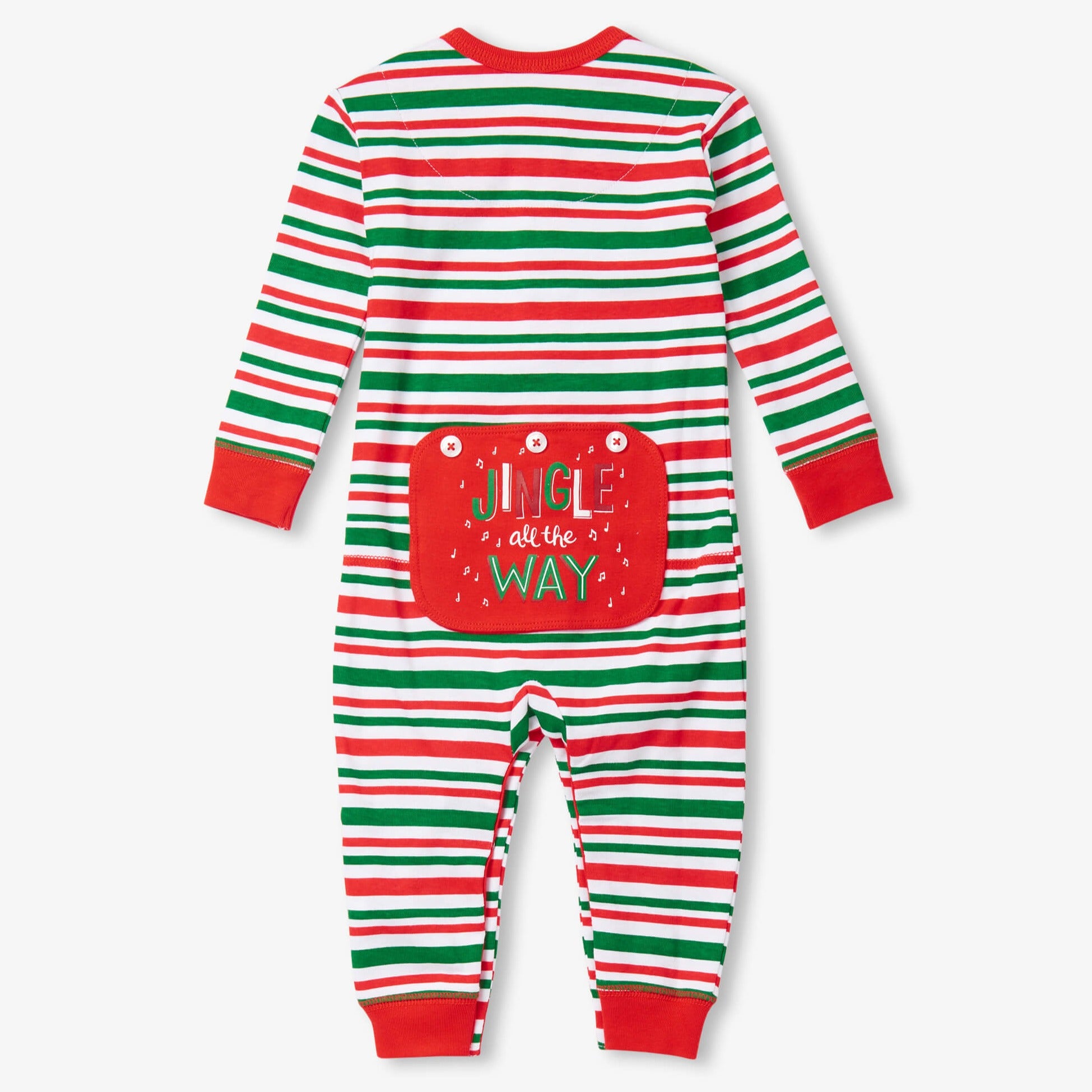 Little Blue House Jingle All The Way Baby Union Suit