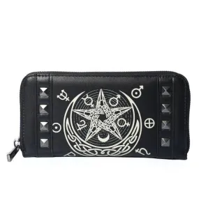 Long purse - Hollow pentagram moon - Banned alternative