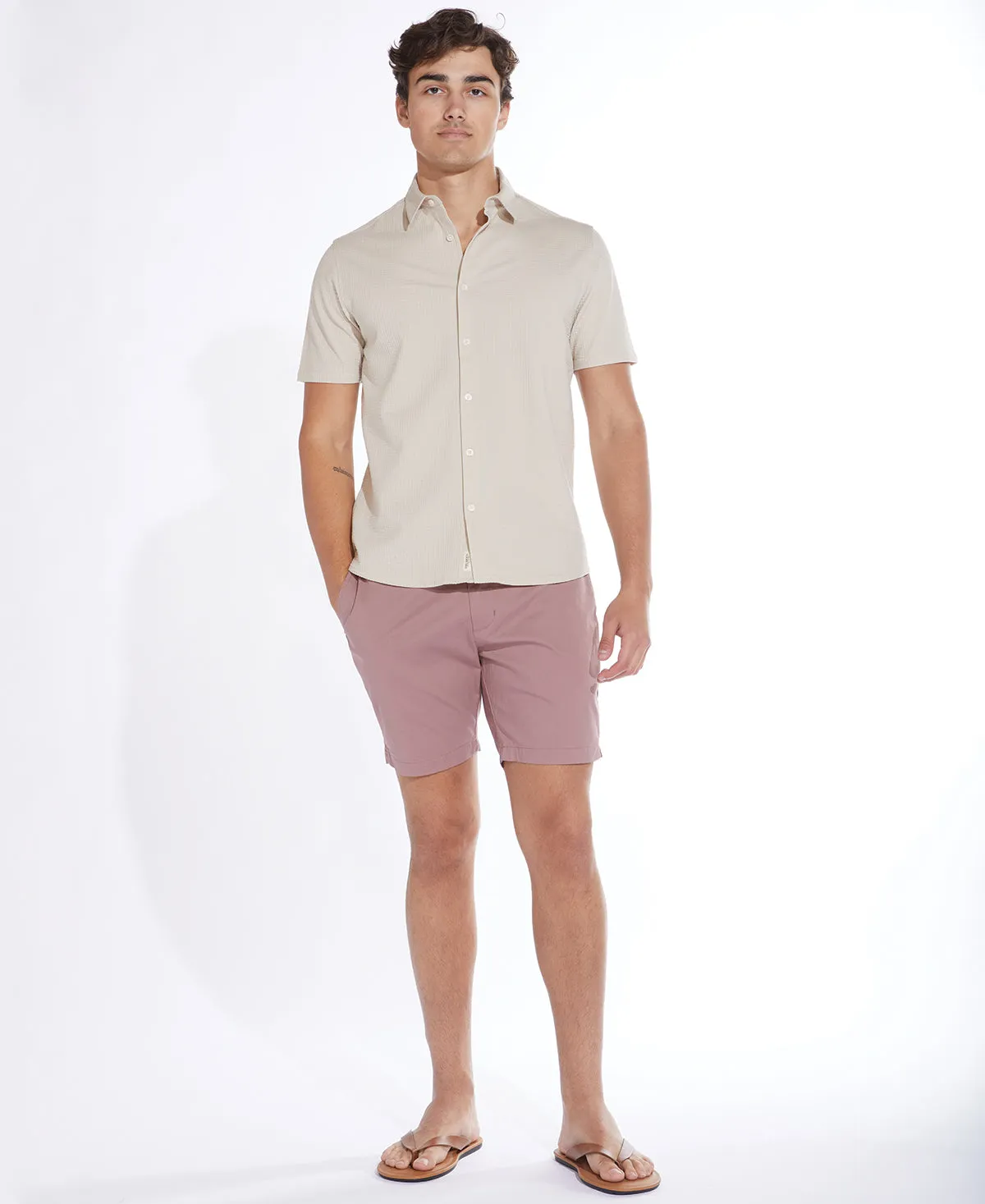 Lucas 6 Tailored Short (Mauve)