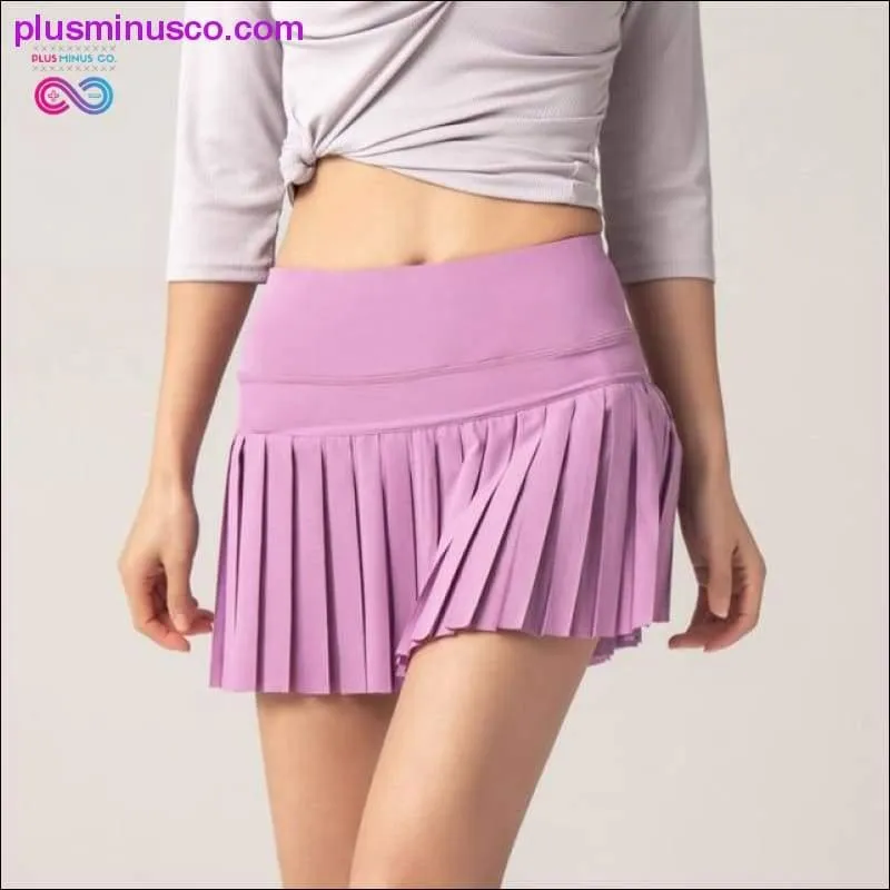 Lululike Women Sports Tennis Skirts Golf Dress Fitness