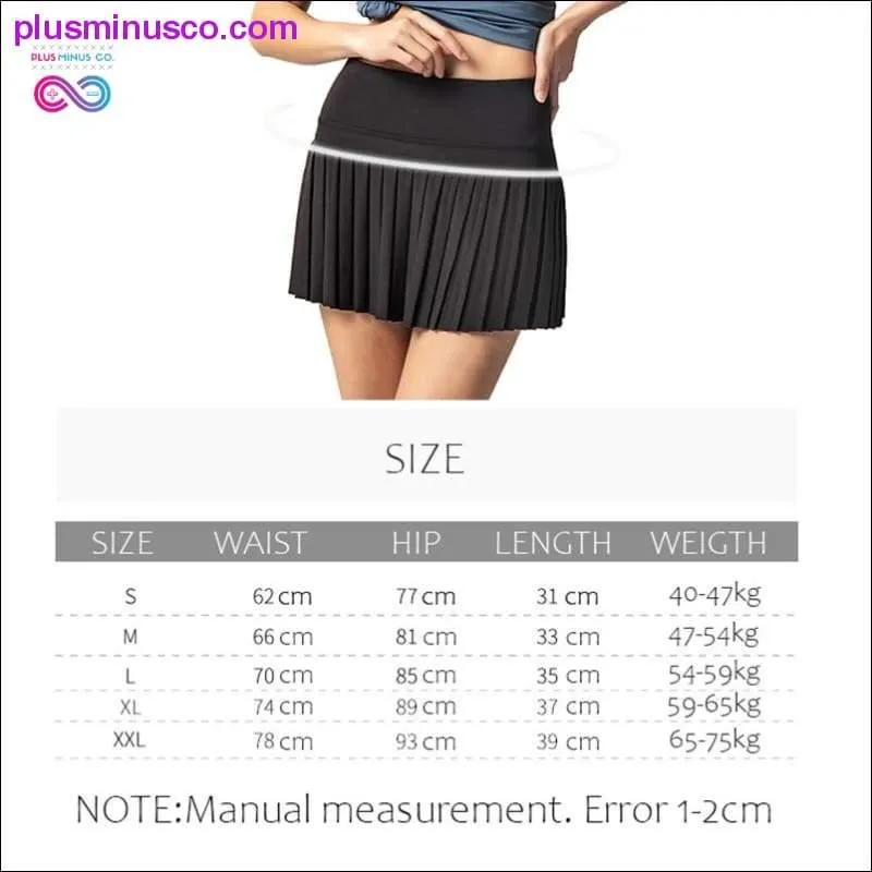 Lululike Women Sports Tennis Skirts Golf Dress Fitness