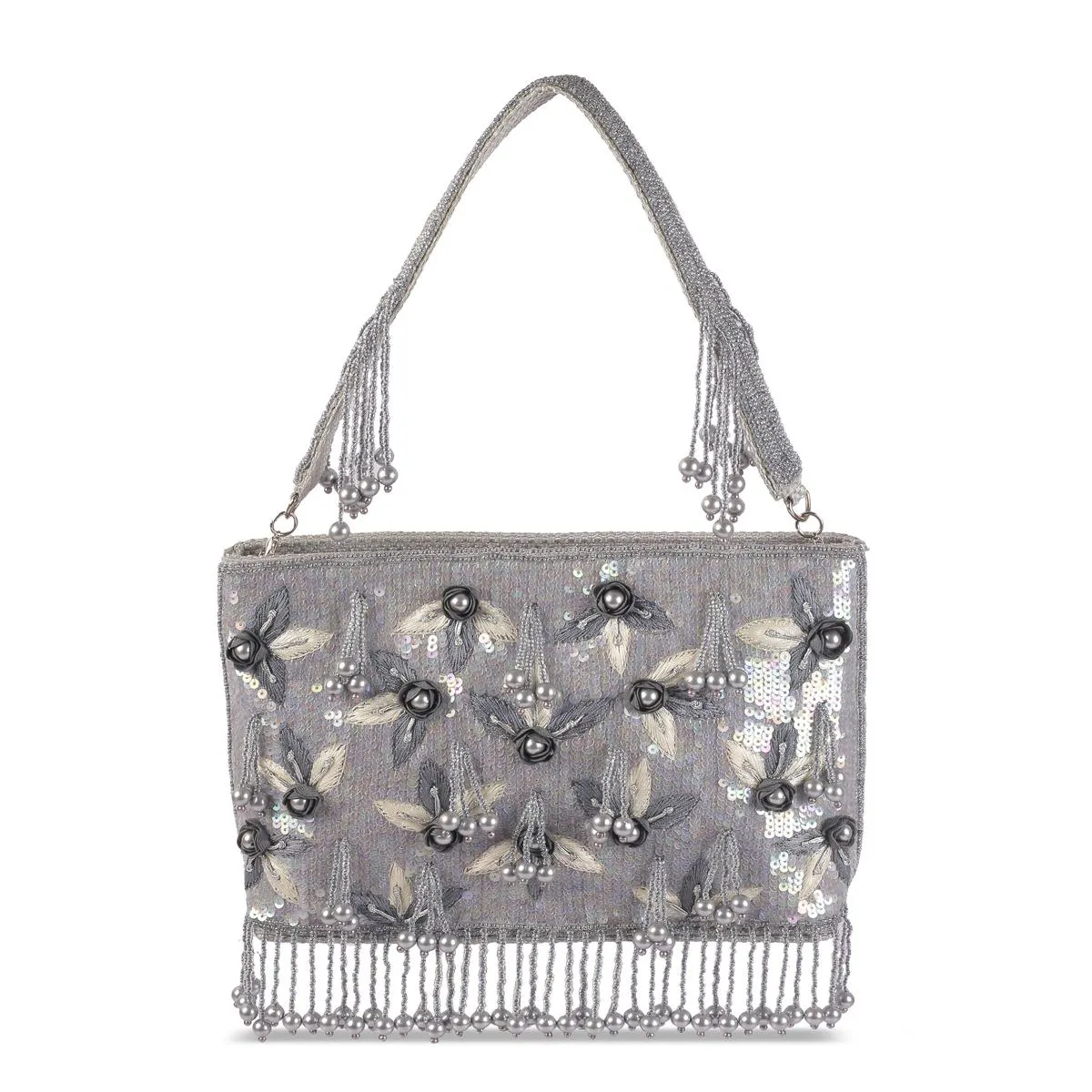 Metro Women Grey Evening Bag