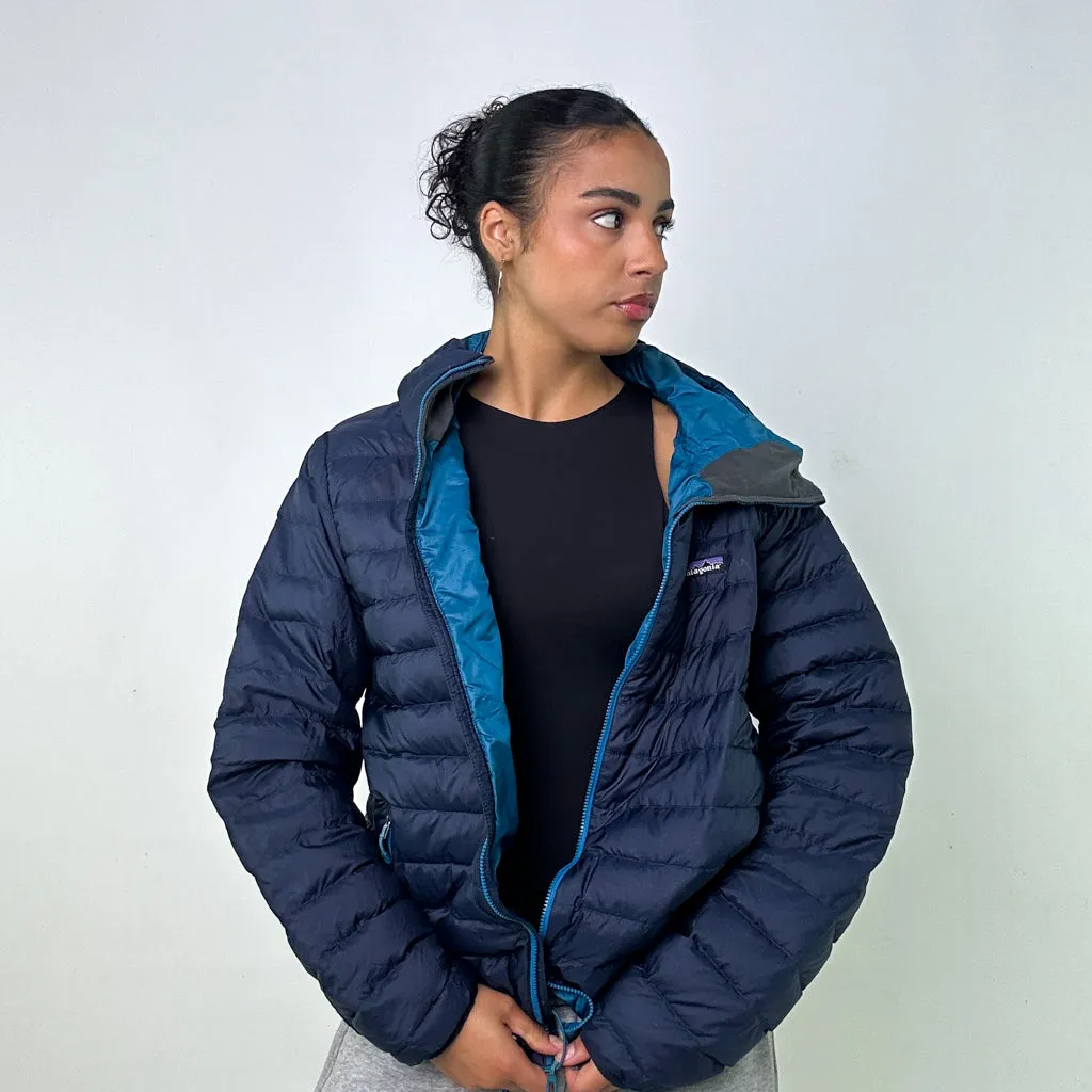 Navy Blue y2ks Patagonia Puffer Jacket Coat (L)