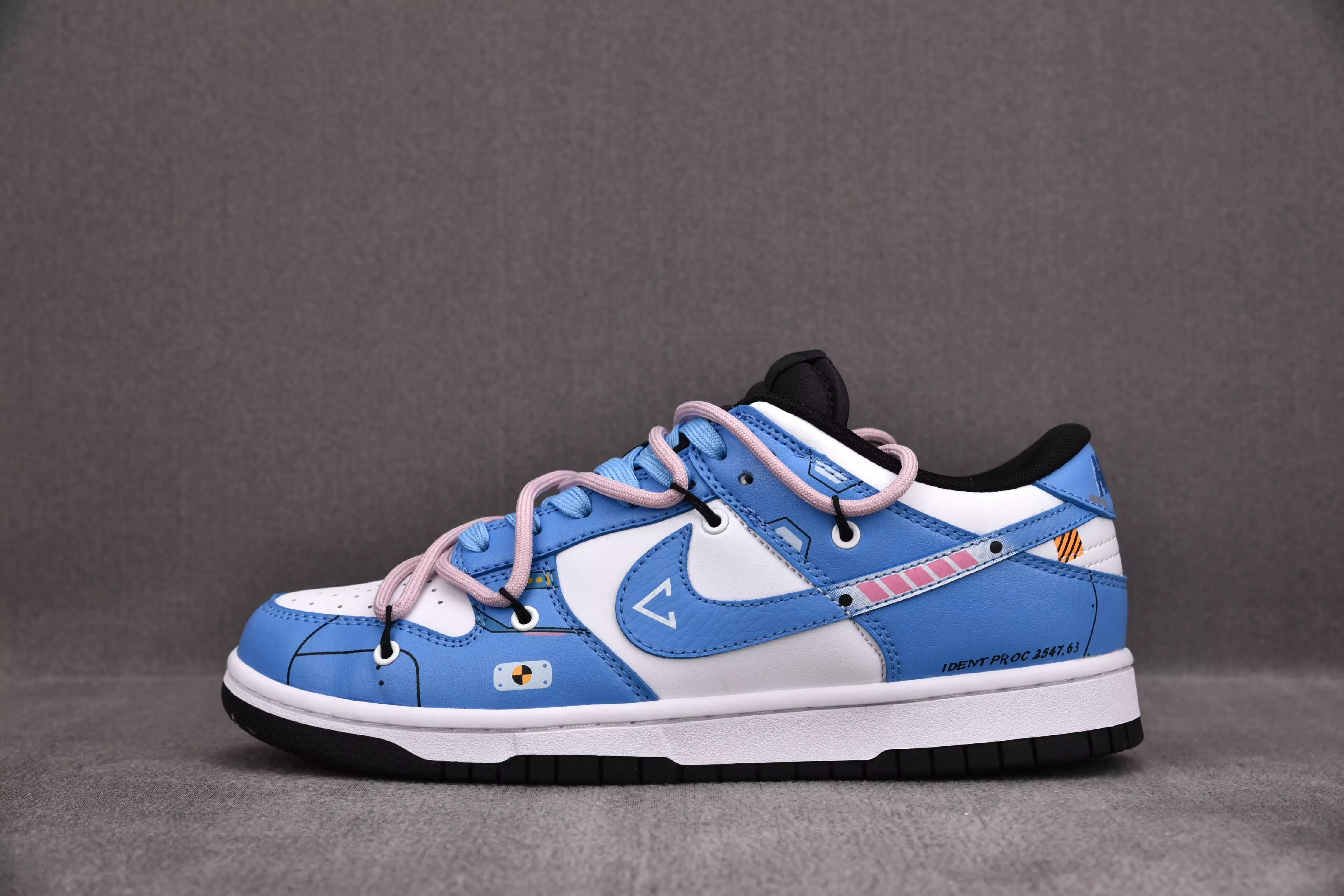 Nike Dunk Low Panda Punk North Carolina Blue (Custom Sneaker)