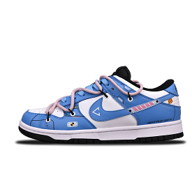 Nike Dunk Low Panda Punk North Carolina Blue (Custom Sneaker)