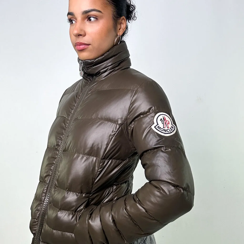 Olive Green y2ks Moncler Puffer Jacket Coat (S)