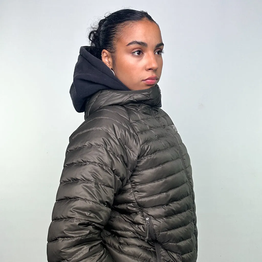 Olive Green y2ks The North Face 600 Series Puffer Jacket Coat (S)