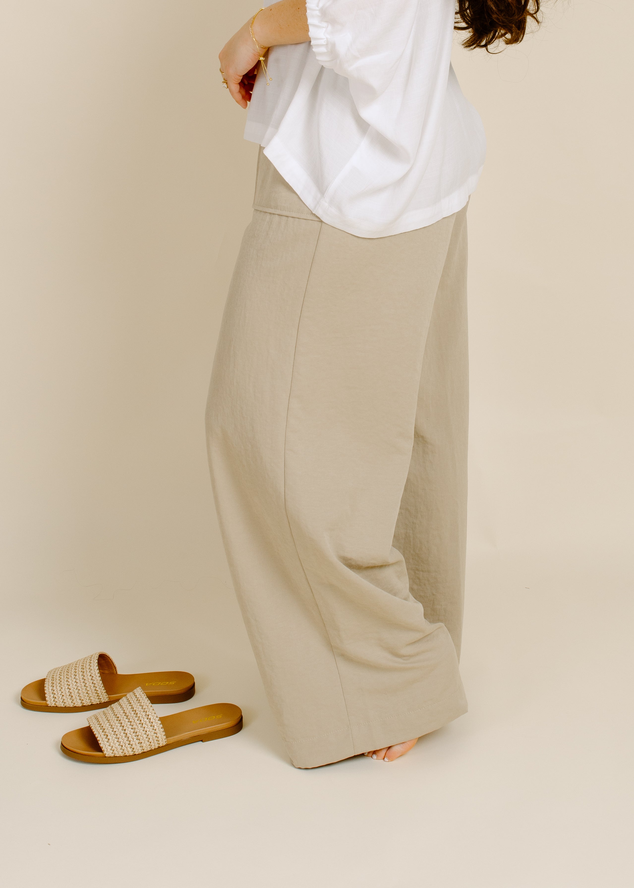 On The Shore Pants - Taupe