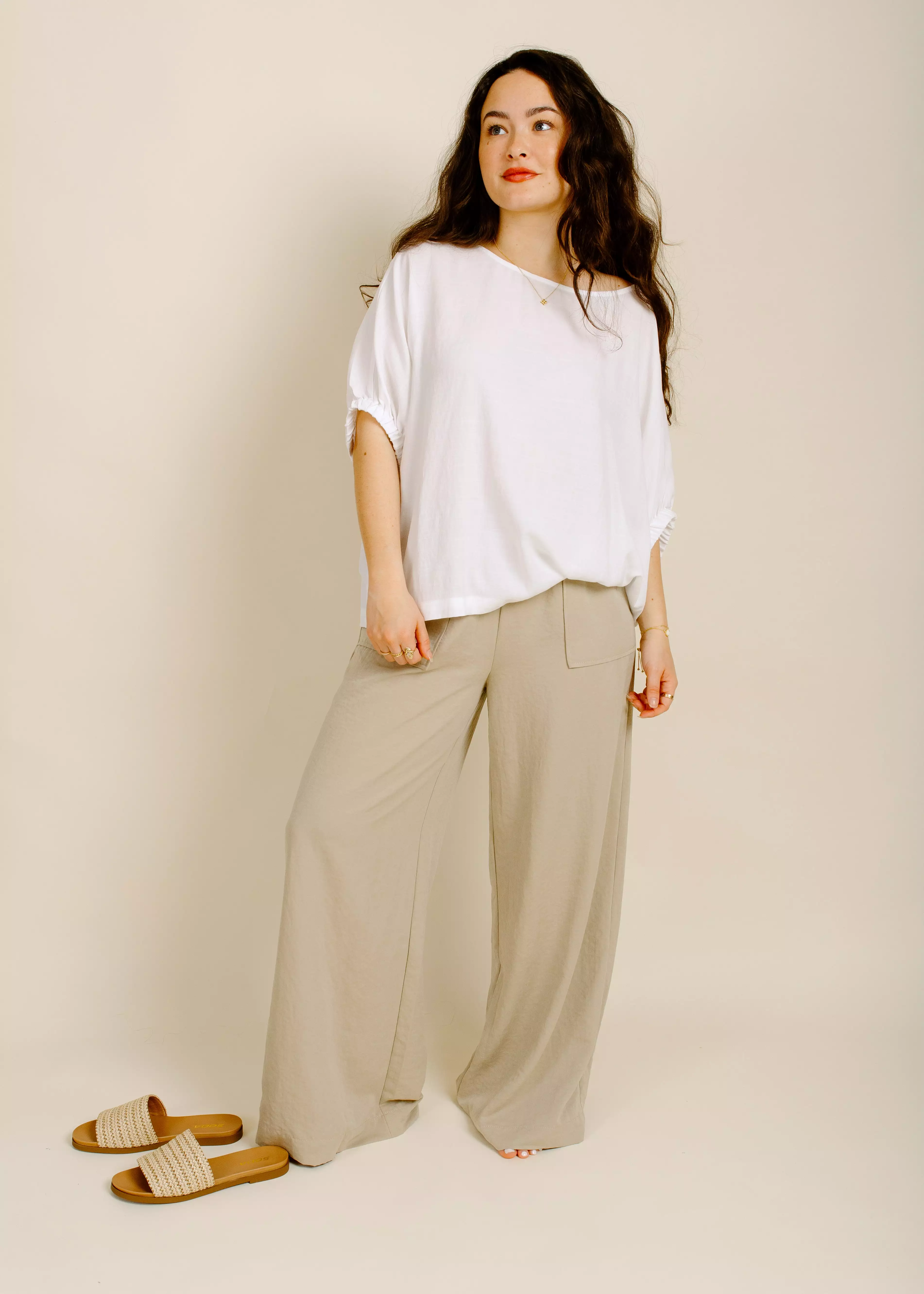 On The Shore Pants - Taupe