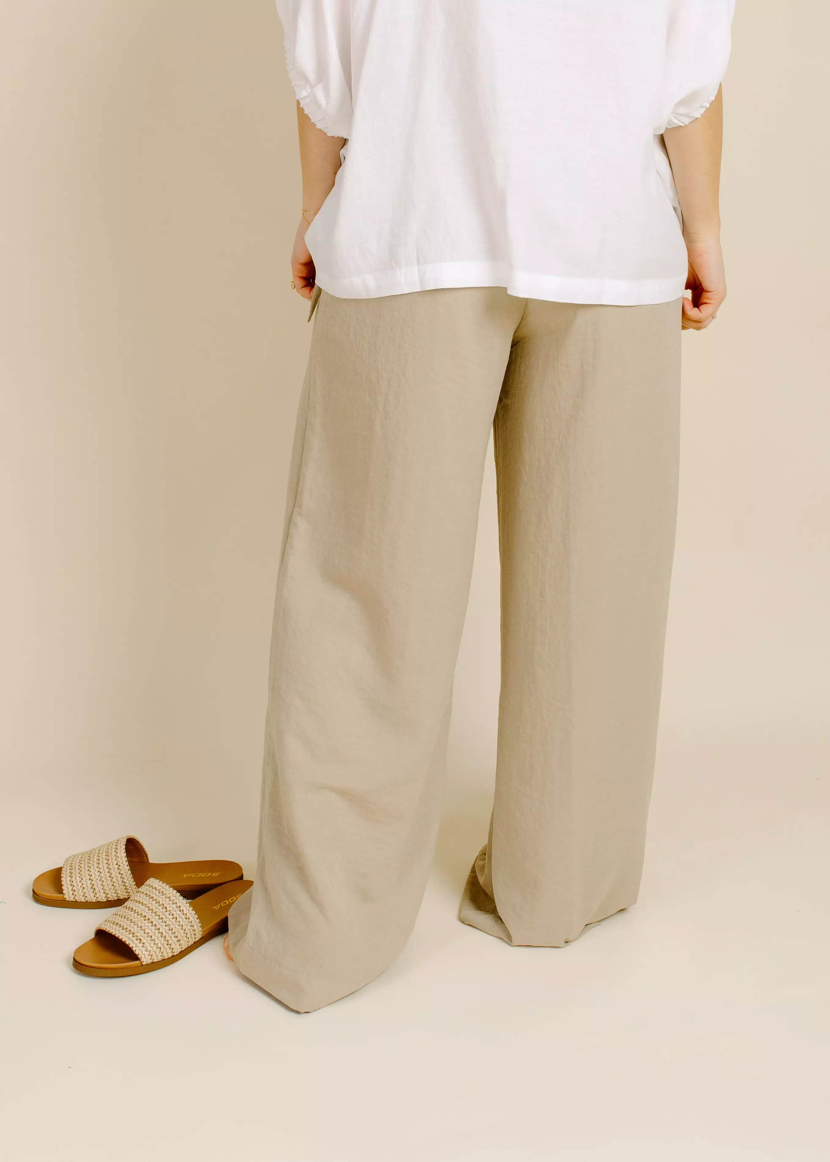 On The Shore Pants - Taupe