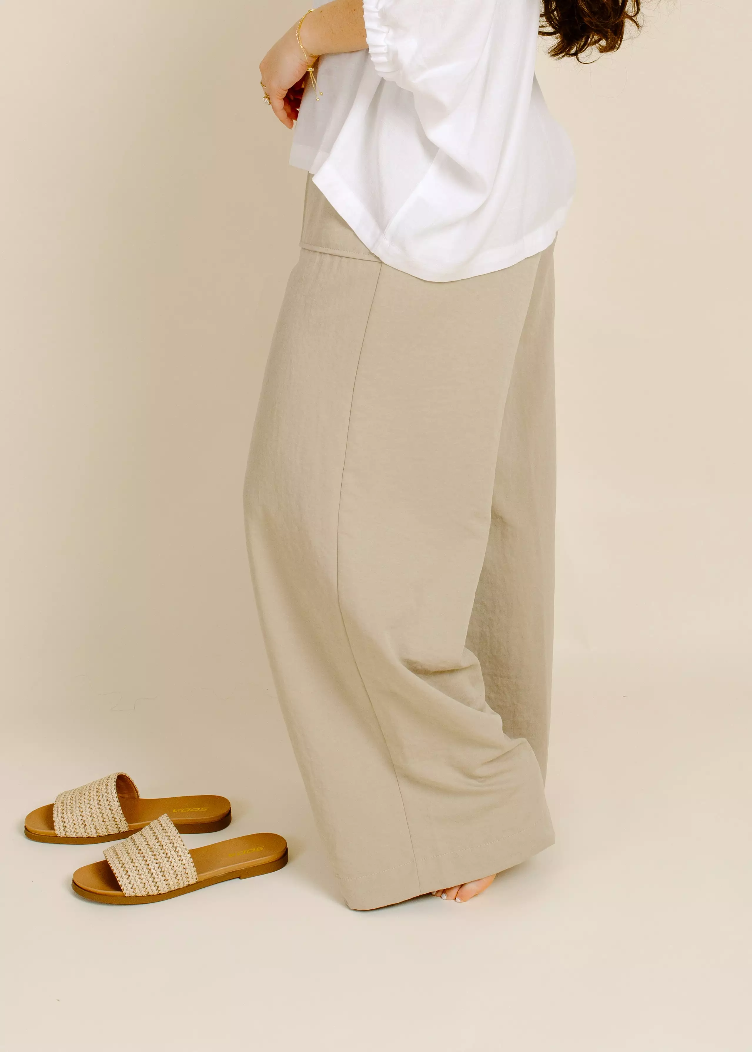 On The Shore Pants - Taupe