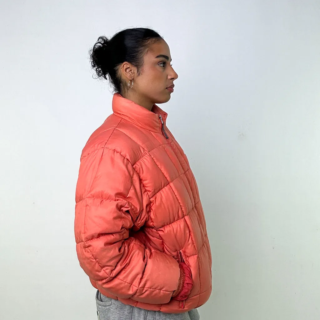 Orange 90s NIKE Puffer Jacket Coat (L)