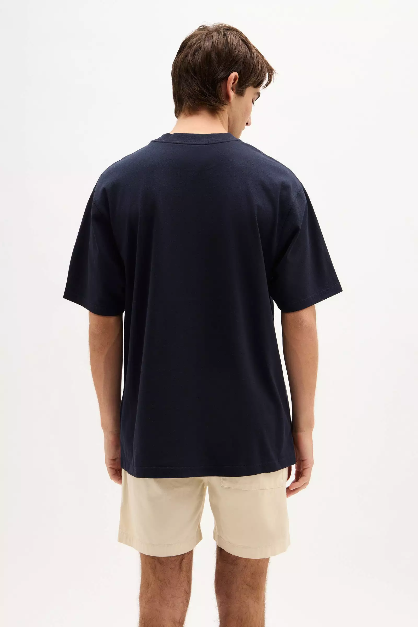 Organic Oversized Tee | True Navy