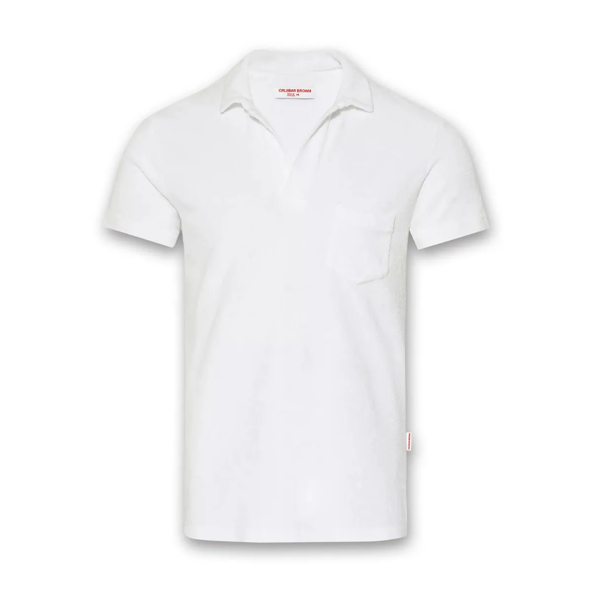 Orlebar Brown - Terry Towelling Polo in White