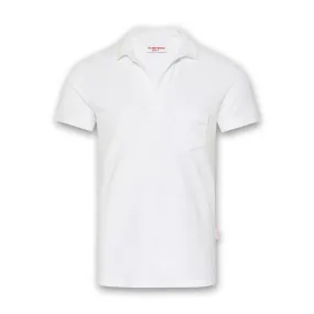 Orlebar Brown - Terry Towelling Polo in White