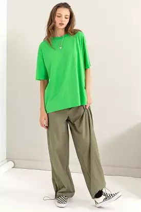 Oversized Tee - Green