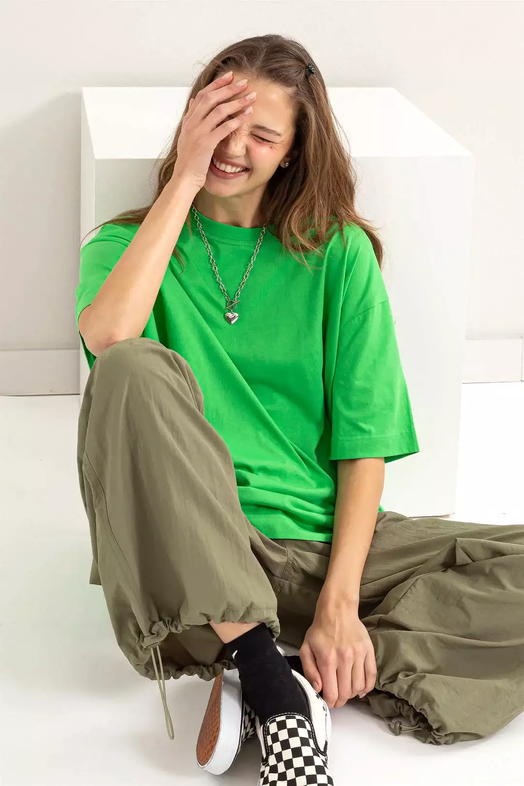 Oversized Tee - Green