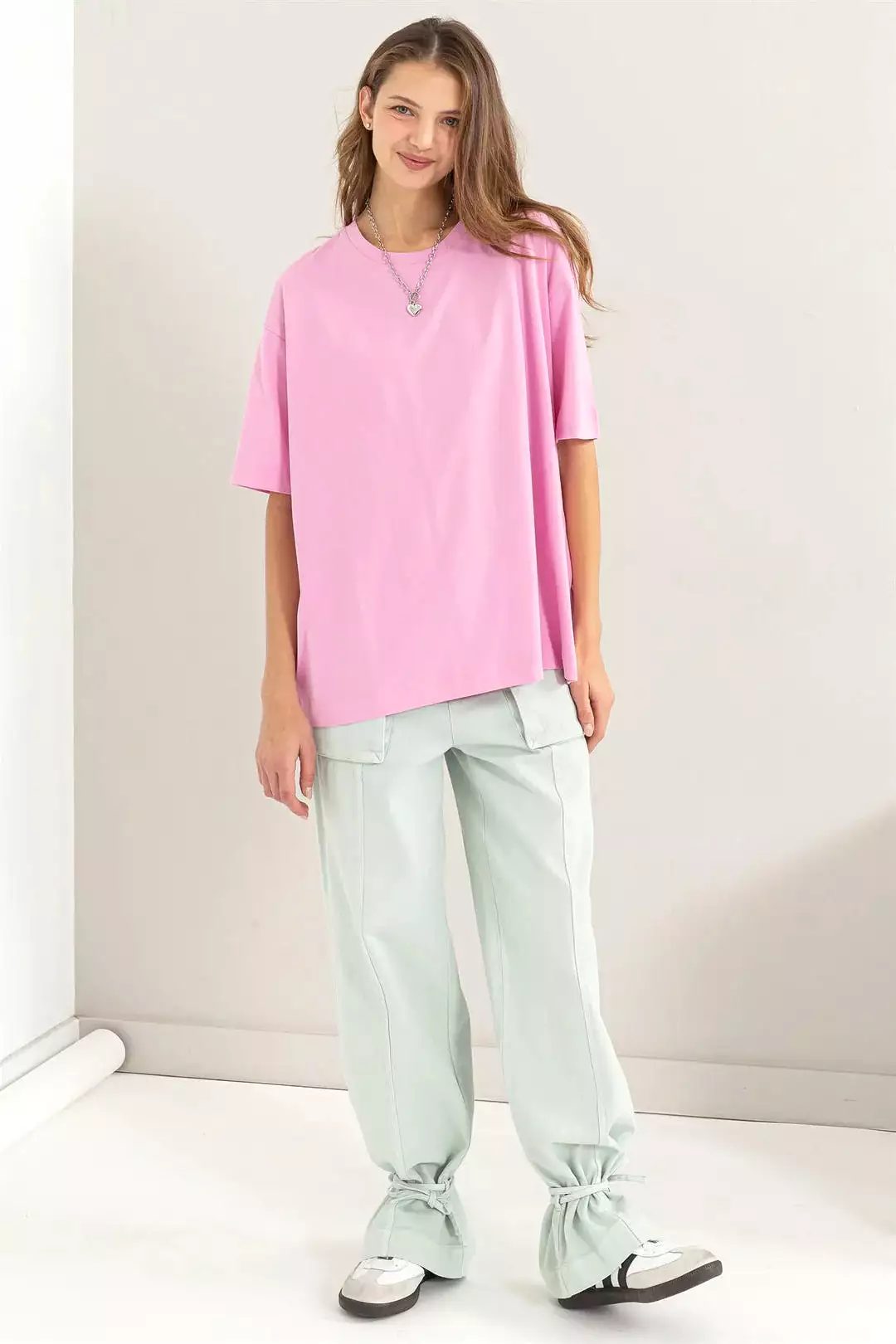 Oversized Tee - Pink