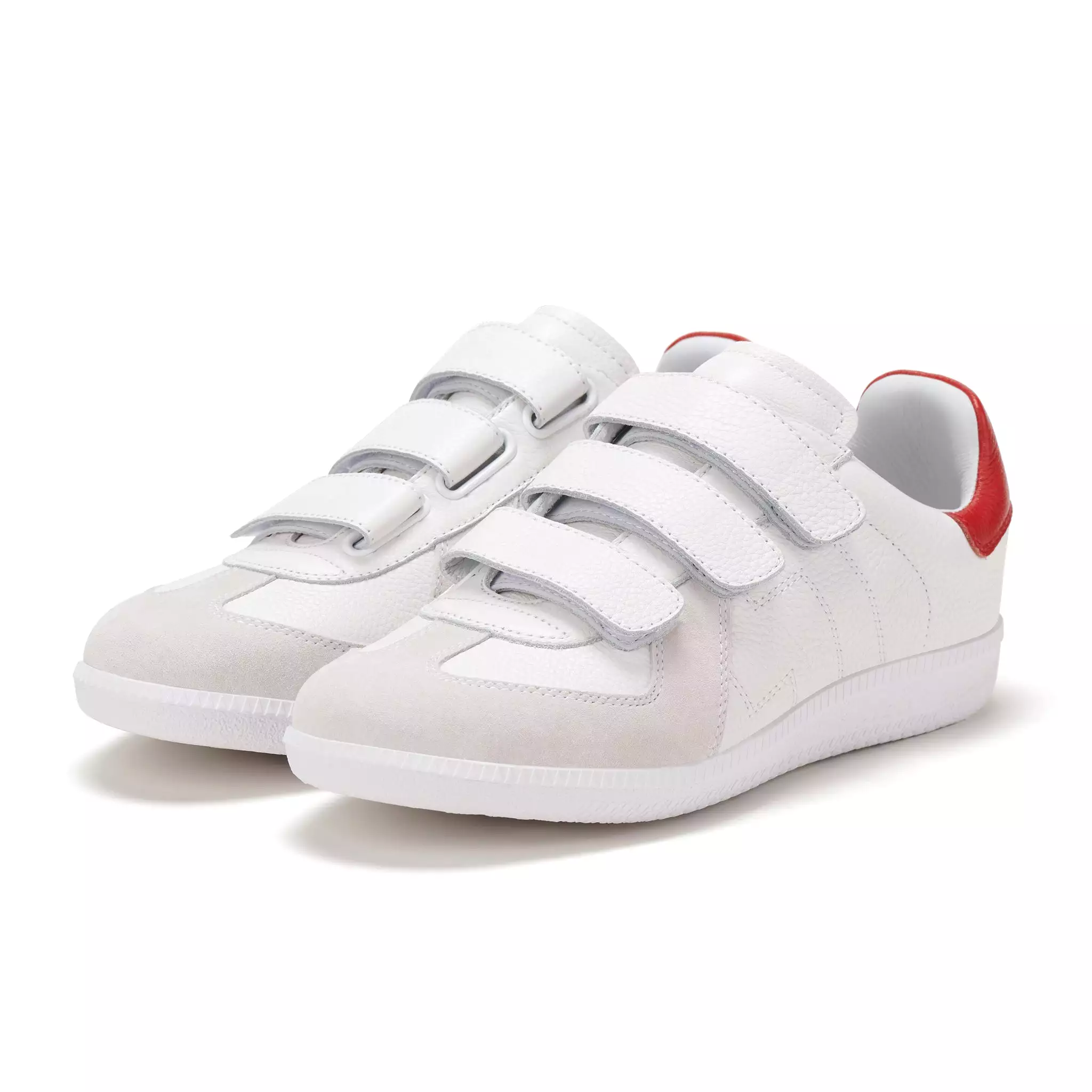 Pace Velcro Strap White/Red