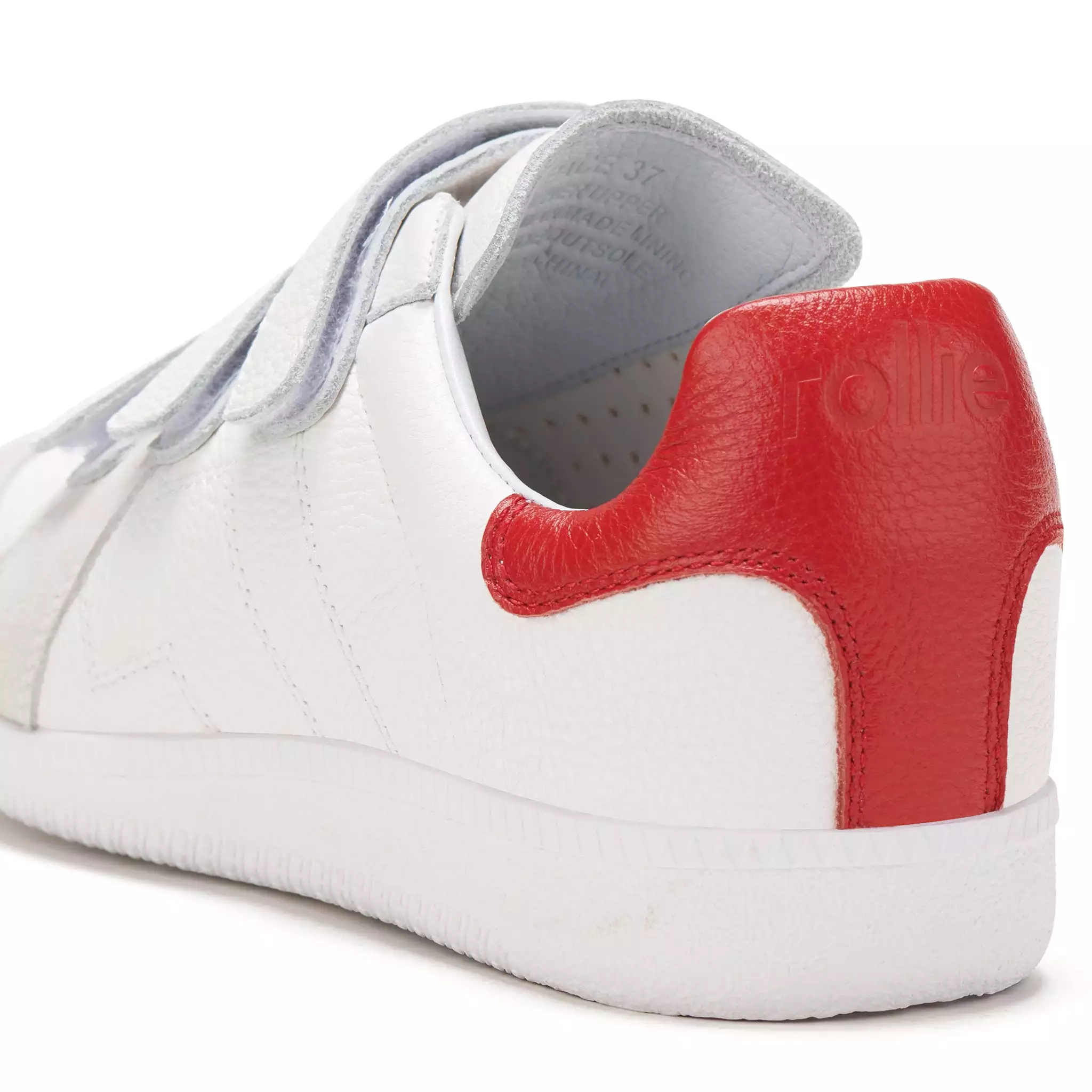 Pace Velcro Strap White/Red