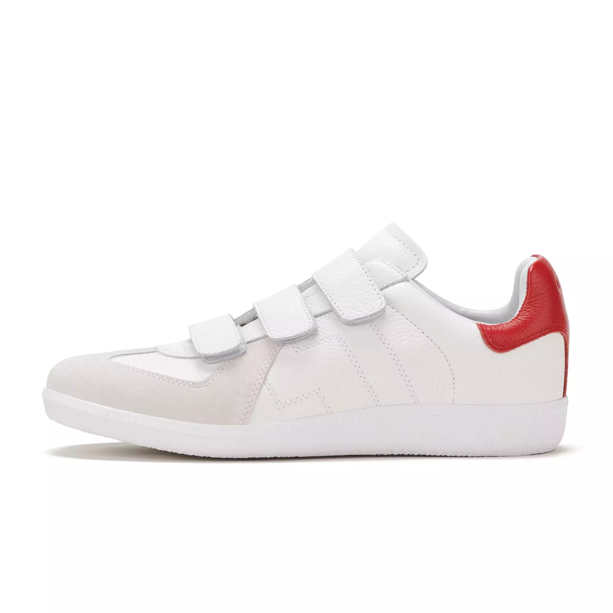 Pace Velcro Strap White/Red